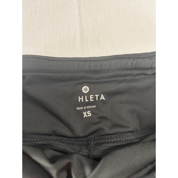 Athleta Tiered Skirt Skort Black Ruffles Built in Shorts Size XS Drawstring - Picture 5 of 10